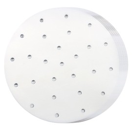 PHITUODA 200 Pack Round Air Fryer Parchment Paper, 7 Inch Disposable Dumpling Steam Paper Perforated Bamboo Steamer Liners, Air Fryer Liner for Airfryer, Steaming Basket and Mores