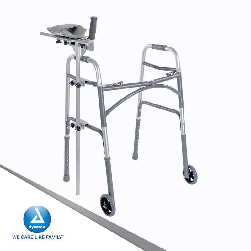 Dynarex Bariatric Walker Platform Attachment - Heavy Duty Forearm Support