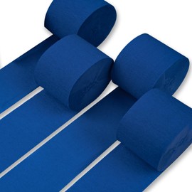 PartyWoo Crepe Paper Streamers 4 Rolls,9677