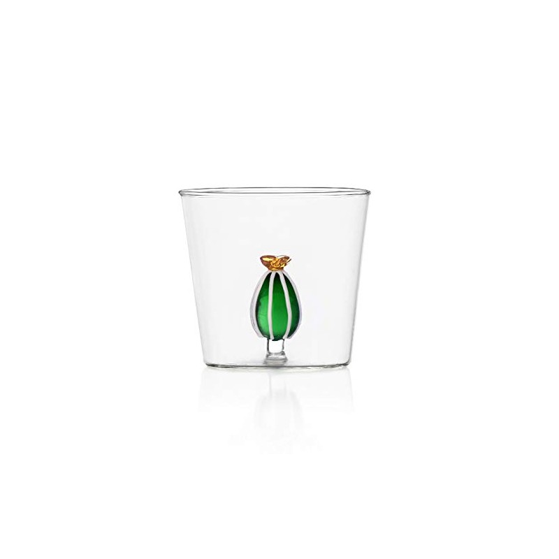 Ichendorf Desert Plants Tumbler Cactus Flower Amber