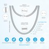 Silvadore 6mm Cuban Chain Necklace Men - Stainless Steel CUBAN