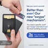 TRAVANDO Swype Slim Wallet for Men Metal RFID Blocking Mens
