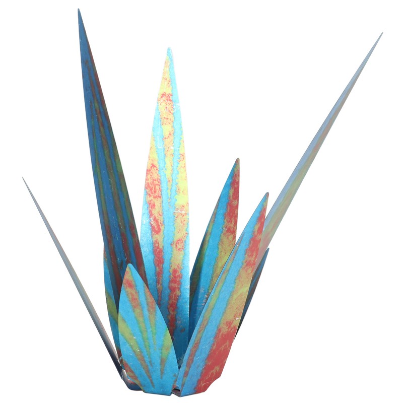 Tequila Sculpture Iron Plant Decor Metallic Luster Home Decoration for