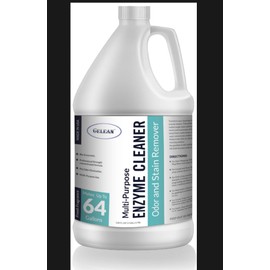 Multi-Purpose Probiotic Enzyme Cleaner, Made in USA - Stain and Odor Remover - Lavender Concentrated - Professional & Home Strength Drains, Floors, Bathrooms, Toilets Trash Can Deodorizer, 1 Gallon