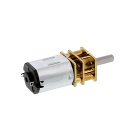 Mini Gear Motor N20 RC 3D Print 3-12V, 15-1000 RPM (3V 200RPM)