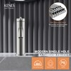KENES Brushed Nickel Bathroom Faucet Single Hole Modern Bathroom Sink