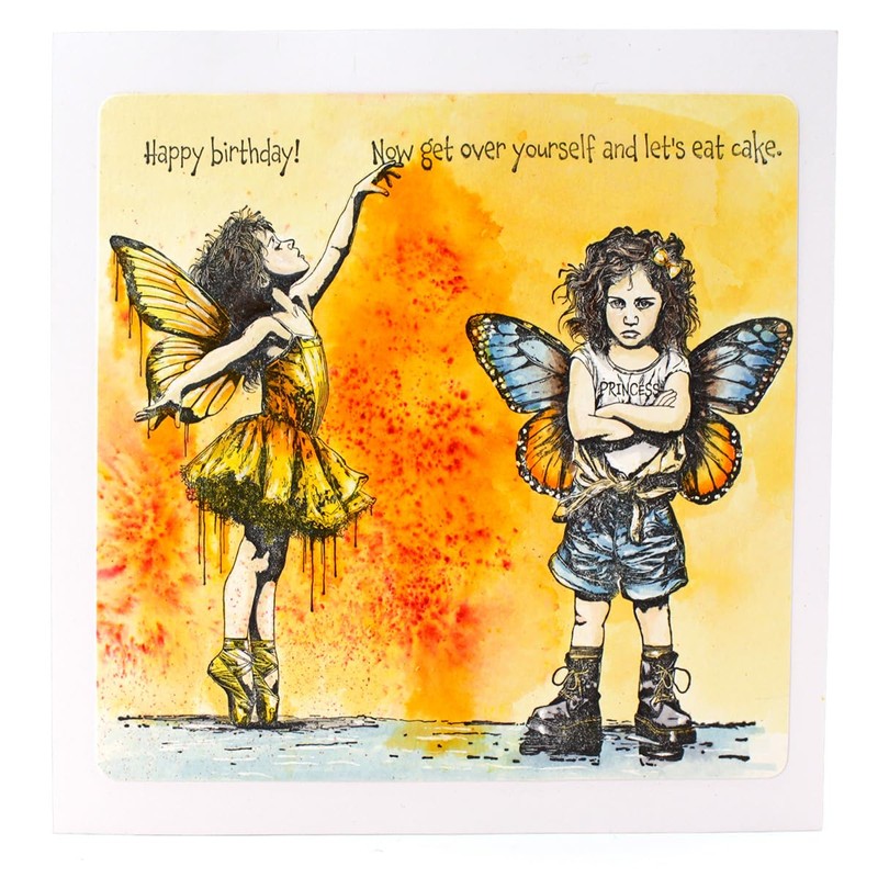 Cosmic Shimmer Dance Pre Cut Rubber Stamp Set by Andy