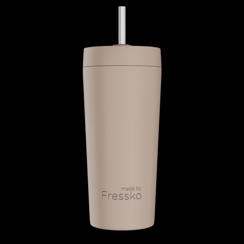 Fressko Ceramic Lined Tumbler with Titanium Straw - Venti 20oz,