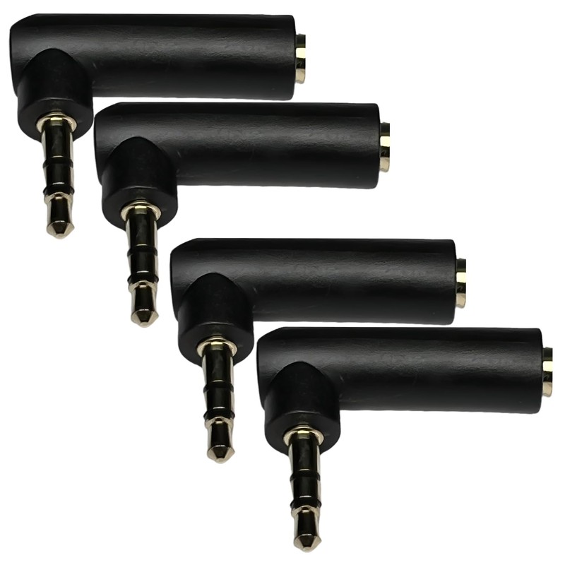 CESS L Shape Right Angle 3.5mm Male to Female Stereo
