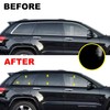Side Window Trim Chrome Delete Blackout Overlay Kit Pre-Cut Vinyl