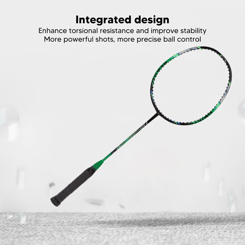 2 Pcs Carbon Fiber Badminton Rackets Ultra Light Adult for