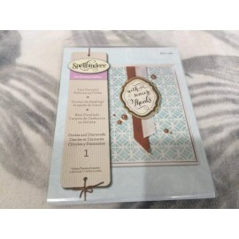 Spellbinders Embossing Folders - Circles and Diamonds SES006 NEW
