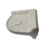 Almond Beige Almond Bone Ceramic Shower Corner Tray Soap Dish