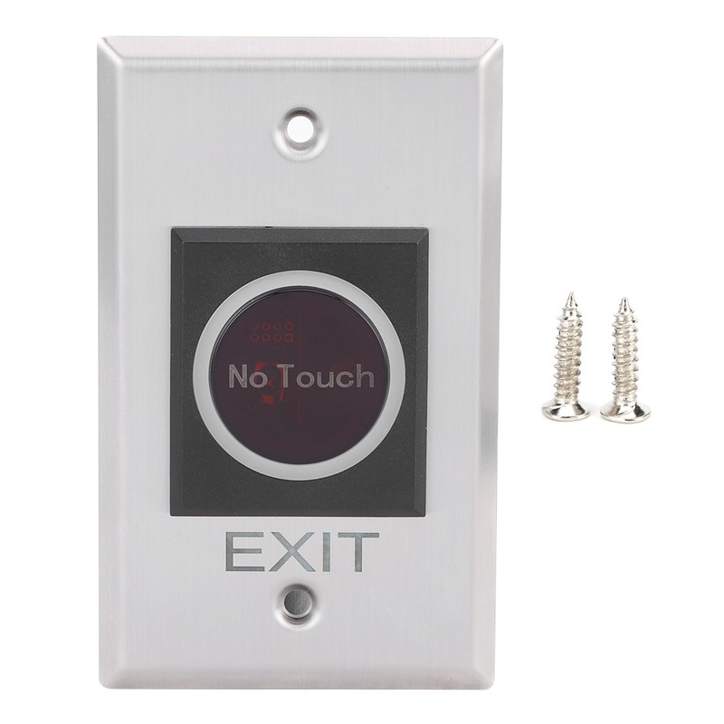 Infrared Sensor Switch NonTouch LED Backlight Button Access Control System