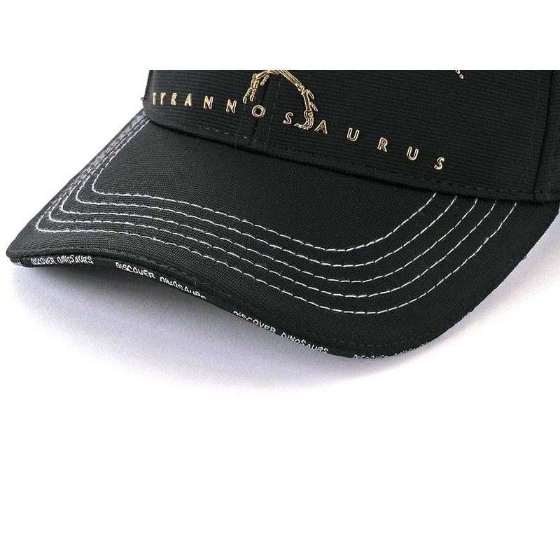 Carolata Tyrannosaurus Bones Sports Cap (Black, One Size) Dinosaur Skeleton