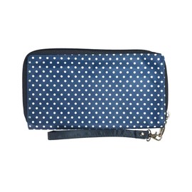 Big Skinny Women's Panther Clutch Slim Wallet, Holds Up to 40 Cards, Dotty