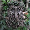 Fiesta Studios Treant Face Wall Plaque Large Garden, Greenman Decorative