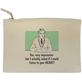 'Funny Doctor Joke' Canvas Clutch Bag/Accessory Case (CL00043824)