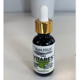 Napa Hills Liquid VitaRes Resveratrol Drops Skincare - Less Concentrated, Natural, Superior Bioavailability - Grape Skin, Grape Seed, Resveratrol (1 Fl Oz, 10% Strength)