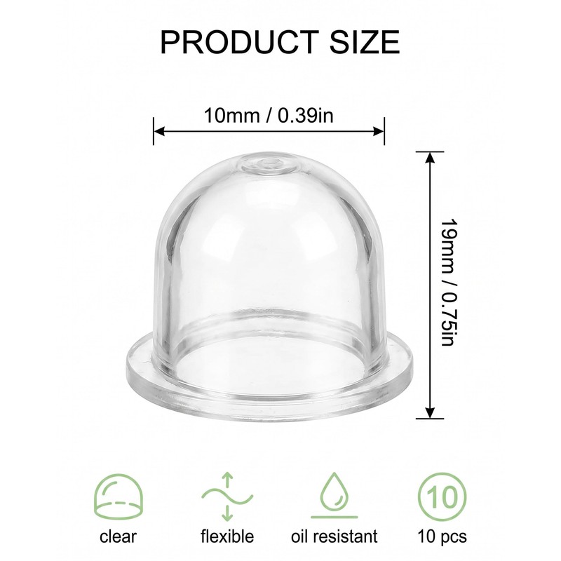 FEQDWOX 10 Stück Vergaser Abdeckung Knöpfe 22mm, Ölfeste Ersatzteile für
