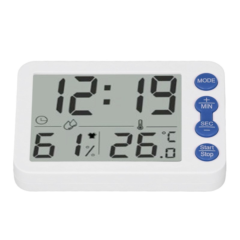 Indoor Digital Temperature Humidity Meter Multifunctional Electronic Thermometer Hygrometer with