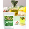 100% Natural Mulberry Leaf Tea Bag, 40 Teabags, Mulberry Tea,