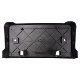 TRQ Front License Plate Bracket Black Compatible with 2005-2010 Chrysler 300 CH1068115