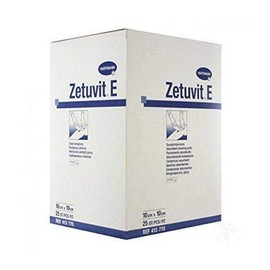Zetuvit E sterile saugfähige Wundkompresse, 10 cm x 10 cm, 25 Stück