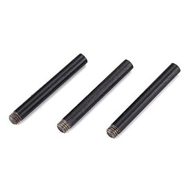 DOSMAMZ Pack of Three (3) 1/4” Threaded Ferro Rods Flint Fire Starter, Also Fits for nanoSTRIKER XL Refill, Magnesium Fire Steel Ferrocerium Rod