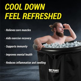 Cold Tub, Ice Bath Tub for Athletes Recovery and Cold Water Therapy | Portable Cold Plunge Tub at Home Ice Pod Ice Plunge Tub Ice Cold Pod Icebath Icepod Tub