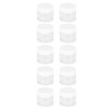 10Pcs 20g Round Empty Container Jar Refillable for Cream Cosmetic