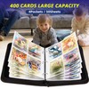 Football Card Binder 400 Pocket Soccer Trading Card Binder Collect