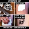 Sniggle Sloth Wine Time Cheese Temporary Tattoo Water Resistant Fake