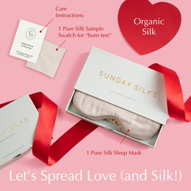 Colorado Home Co Silk Eye Mask for Sleeping, Eye Sleep Mask for Women and Men, Eye Covers for Sleeping, Blackout Eye Mask for Sleeping, Travel Sleep Mask Slip On, Nude Champagne