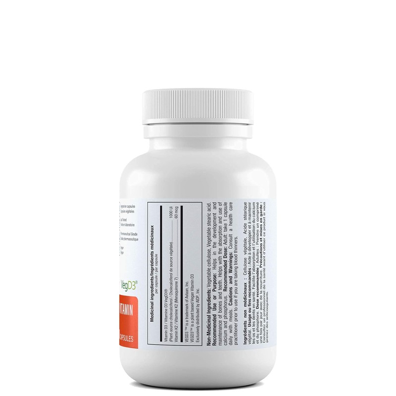 ATP LAB - Vitamin D3 K2 60 Capsules - K2