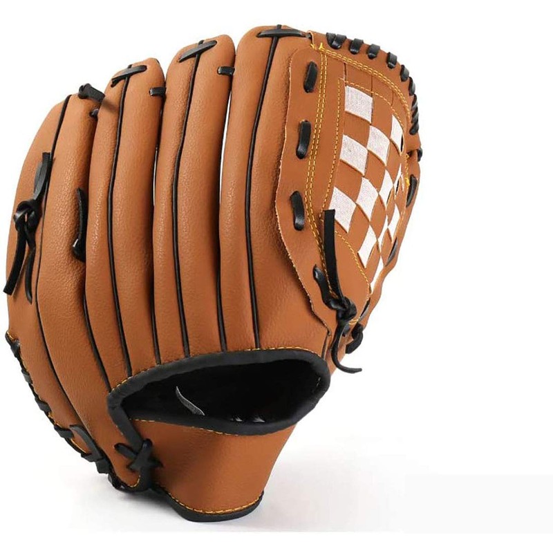 Wonninek Baseball Glove Sports Bat Gloves with Baseball PU Leather