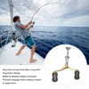 Black Power Fishing Reel Handle Grip Carbon Fiber Fishing Reel