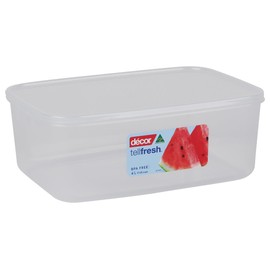 Decor Tellfresh Oblong Food Storer, 4 Litre Capacity