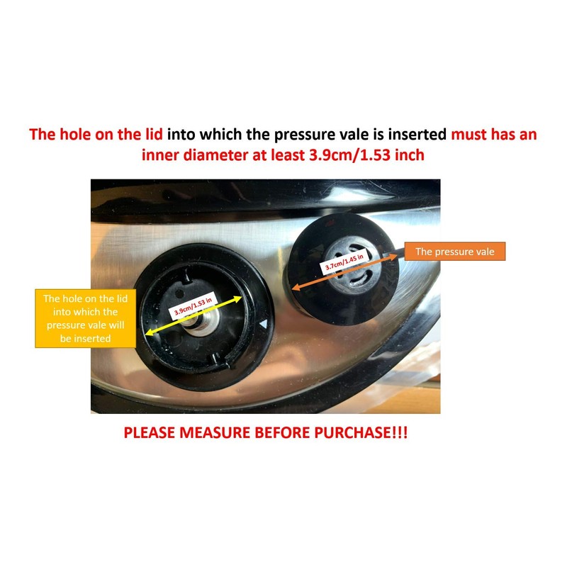 "GJS Gourmet Pressure Release Valve Compatible with Some Power Cooker