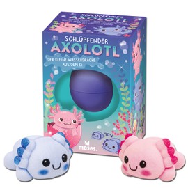 moses. Axolotl Hatching Magic Axolotl Toy Figure for Hatching, Exciting Children's Toy in Surprise Colour, Curious Kids, Surprise (Pink or Blue)