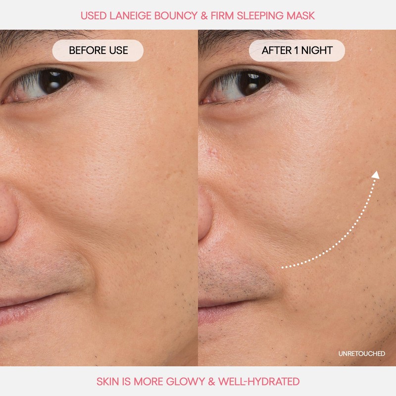 LANEIGE Bouncy and Firm Sleeping Mask: Revitalize, Smooth, Peony &