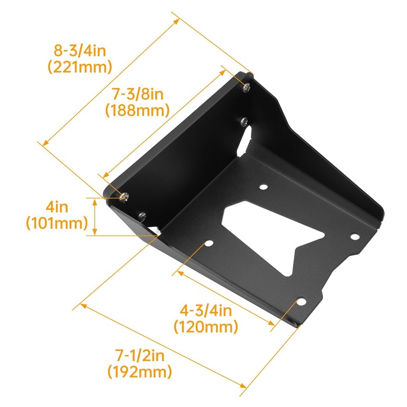KUAFU Universal Motor Bracket Compatible with Kayaks Boat Transom Trolling