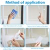 Boao 40pcs Large Anti Collision Window Stickers Bird Window Stickers