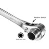 uxcell 2 in 1 Scaffolding Podger Ratchet Wrench 19mm x
