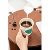 JIDOCB - Juego de 2 tazas de café de cerámica