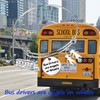 POTIY Bus Drivers Keychain School Bus Drivers Funny Key Chain