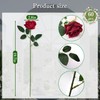60 Pcs Wine Red Artificial Roses Bulk for Wedding Decor
