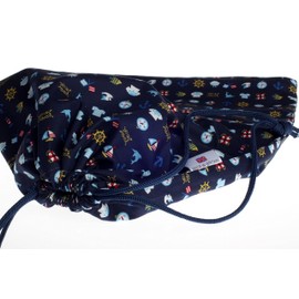 Kids Cotton Drawstring Gym/Swim/Shoe Bag - All at Sea