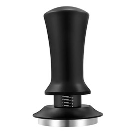 VIA CREMA Coffee Tamper Coffee Ground Press - Stylish Espresso Stamp as Barista Tamper, Contact Pressure Calibrated | 25lb Contact Pressure (58.4 mm)