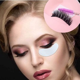 Eyelash Brushes, 200 Pieces Eyebrow and Eyelash Brushes, Cosmetic Brush Kit for False Eyelash Extension